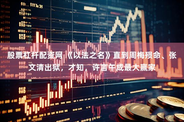 股票杠杆配资网 《以法之名》直到周梅殒命、张文清出狱，才知，许言午成最大赢家